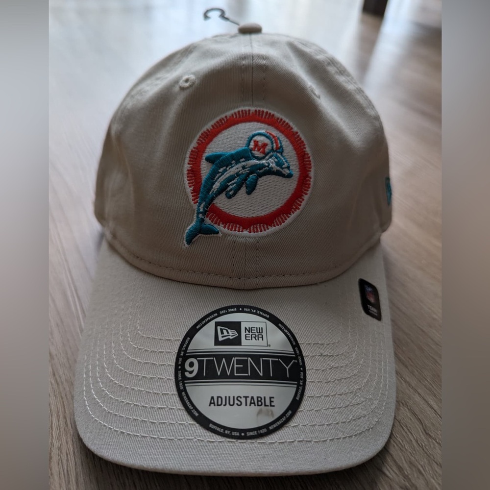 New Era throwback Miami Dolphins adjustable hat